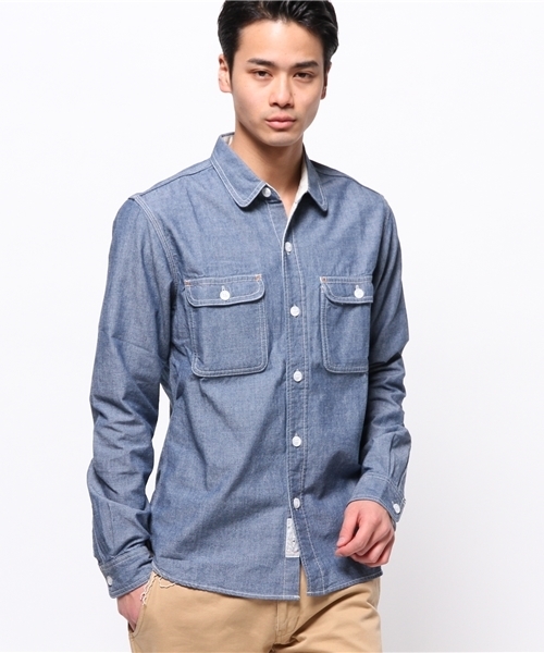 Denime（ドゥニーム）の「WORK CHAMBRAY SHIRTS/ワーク