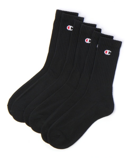 Champion（チャンピオン）の「Championフルレングスソックス（ソックス/靴下・キッズ・ホワイト/ブラック系その他・FREE）」の2枚目の写真