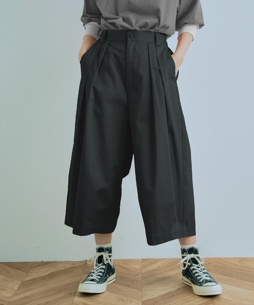 Kelen（ケレン）の「「KELEN/ ケレン」CULOTTES PANTS"CIOL"（その他パンツ・レディース・オフホワイト/ブラック/ライトベージュ/ブラウン・M/S）」の2枚目の写真