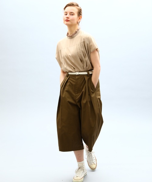 Kelen（ケレン）の「「KELEN/ ケレン」CULOTTES PANTS"CIOL"（その他パンツ・レディース・オフホワイト/ブラック/ライトベージュ/ブラウン・M/S）」の10枚目の写真