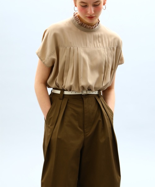 Kelen（ケレン）の「「KELEN/ ケレン」CULOTTES PANTS"CIOL"（その他パンツ・レディース・オフホワイト/ブラック/ライトベージュ/ブラウン・M/S）」の6枚目の写真