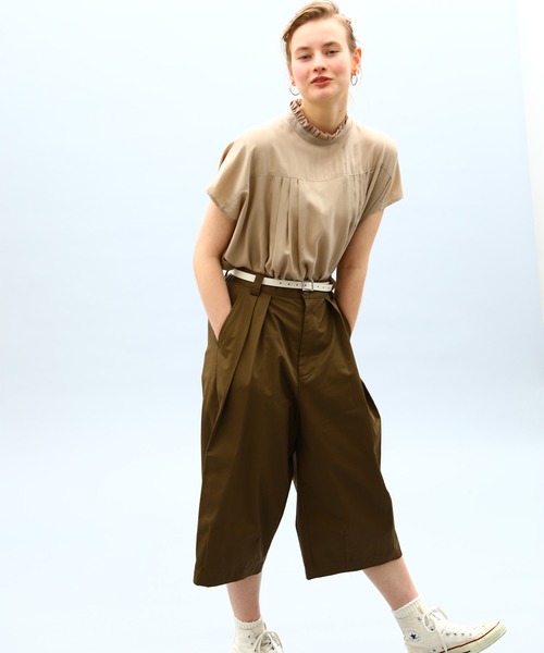 Kelen（ケレン）の「「KELEN/ ケレン」CULOTTES PANTS"CIOL"（その他パンツ・レディース・オフホワイト/ブラック/ライトベージュ/ブラウン・M/S）」の11枚目の写真