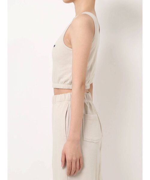 GYDA（ジェイダ）の「【セットアップ着用可】SUNGLASSES PATCHスウェットビスチェ（タンクトップ・レディース・ブラック/ベージュ/アイボリー・FREE）」の17枚目の写真