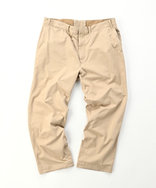 45R（フォーティファイブアール）の「おこめチノの908パンツ 40.5インチ（チノパンツ・レディース・ベージュ/ライトブラウン・40.5）」の2枚目の写真