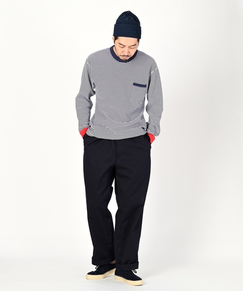 45R（フォーティファイブアール）の「おこめチノの908パンツ 40.5インチ（チノパンツ・レディース・ベージュ/ライトブラウン・40.5）」の4枚目の写真