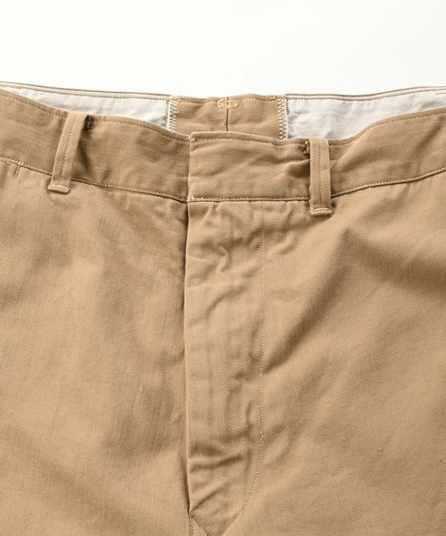 45R（フォーティファイブアール）の「おこめチノの908パンツ 40.5インチ（チノパンツ・レディース・ベージュ/ライトブラウン・40.5）」の7枚目の写真