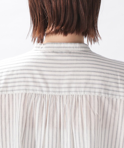 niko and...(ニコアンド)の「プレミアムコットンローンシャツ(シャツ/ブラウス・レディース・ラベンダー/オフホワイト/サックスブルー/ホワイト/イエロー/オレンジ/グリーン・FREE)」の16枚目の写真