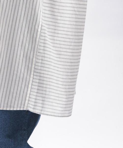 niko and...(ニコアンド)の「プレミアムコットンローンシャツ(シャツ/ブラウス・レディース・ラベンダー/オフホワイト/サックスブルー/ホワイト/イエロー/オレンジ/グリーン・FREE)」の18枚目の写真