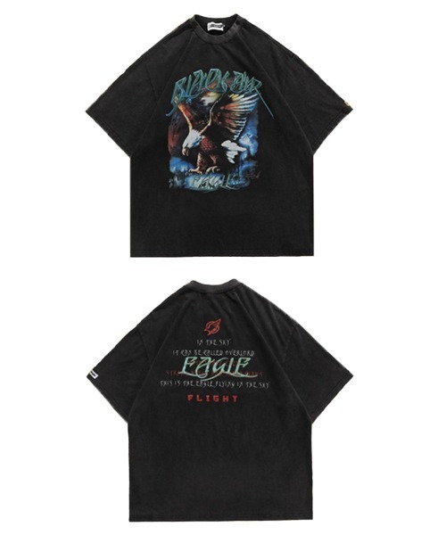 Ressaca(レサーカ)の「オーバーサイズ ロックプリントバンドTシャツ クルーネック(Tシャツ/カットソー・メンズ・ブラック/ベージュ/ブラウン/ブラック系その他/ブルー/ホワイト/ブラック系その他2/ブラック×ピンク・M/L/XL/XXL)」の20枚目の写真