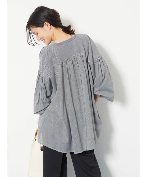 AMERICAN HOLIC（アメリカンホリック）の「ルーズスリーブブラウス（シャツ/ブラウス・レディース・ブラック/オフホワイト/イエロー/ミント/その他5・M/L）」の14枚目の写真