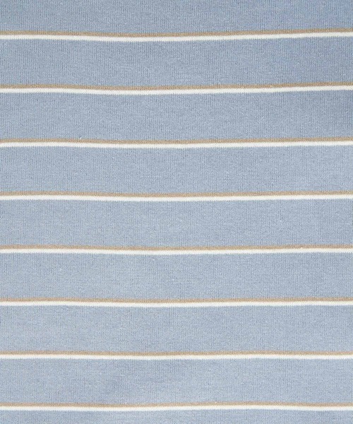 byYOUANCE（バイユアンス）の「マルチボーダースナップボタンカーディガン（カーディガン/ボレロ・レディース・ネイビー/サックスブルー/イエロー/ブルー系その他・FREE）」の9枚目の写真