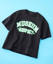 SHISKY（シスキー）の「SHISKY / シスキー ビックシルエット アメカジ風プリント USコットンTシャツ 半袖 キッズ（Tシャツ/カットソー・キッズ）」