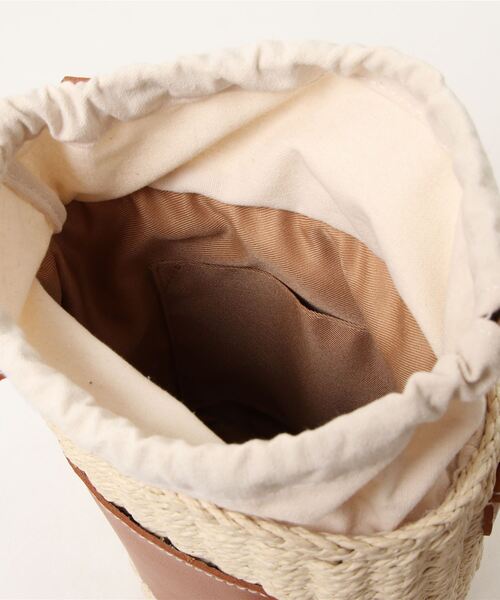 N.（N. Natural Beauty Basic）（エヌエヌナチュラルビューティーベーシック）の「ペーパーコンビミニショルダーバッグ（トートバッグ・レディース・ベージュ系その他・ﾌﾘ-）」の3枚目の写真