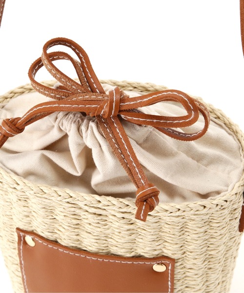 N.（N. Natural Beauty Basic）（エヌエヌナチュラルビューティーベーシック）の「ペーパーコンビミニショルダーバッグ（トートバッグ・レディース・ベージュ系その他・ﾌﾘ-）」の13枚目の写真