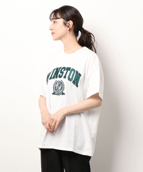 セール フロッキーカレッジロゴ半袖tシャツ Tシャツ カットソー Ingni イング のファッション通販 Zozotown