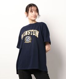 INGNI | フロッキーカレッジロゴ半袖Tシャツ(Tシャツ/カットソー)