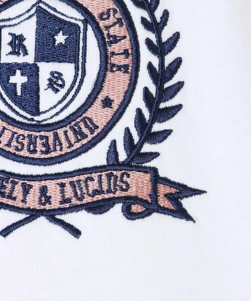 INGNI(イング)の「フロッキーカレッジロゴ半袖Tシャツ(Tシャツ/カットソー・レディース・ネイビー/レッド/グリーン/ホワイト×グリーン/ホワイト×ピンク・M)」の17枚目の写真