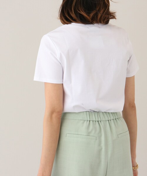 UNTITLED(アンタイトル)の「【接触冷感】アイスクリアコットンTシャツ(Tシャツ/カットソー・レディース・オフホワイト/ブラック/ダークグレー・44/02/04/48/00)」の13枚目の写真