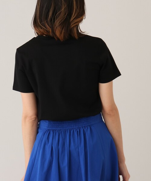 UNTITLED(アンタイトル)の「【接触冷感】アイスクリアコットンTシャツ(Tシャツ/カットソー・レディース・オフホワイト/ブラック/ダークグレー・44/02/04/48/00)」の17枚目の写真