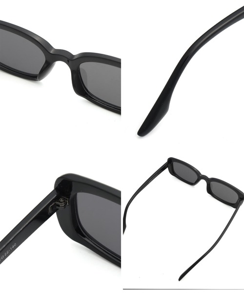 ANAP（アナップ）の「スクエアサングラス（サングラス・レディース・ブラック・FREE）」の5枚目の写真