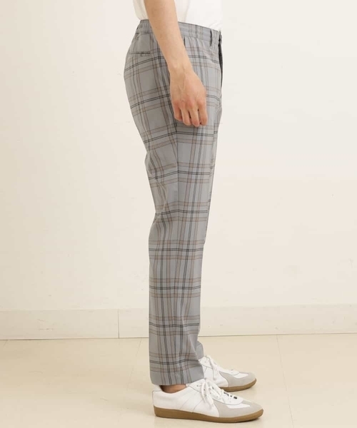 a.v.v（アーヴェヴェ）の「【S-XXL】チェック柄スマートスラックス（アンクル丈）（スラックス・メンズ・ベージュ/ホワイト/ライトグレー/グレー・46/48/50/52/44）」の18枚目の写真