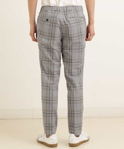 a.v.v（アーヴェヴェ）の「【S-XXL】チェック柄スマートスラックス（アンクル丈）（スラックス・メンズ・ベージュ/ホワイト/ライトグレー/グレー・46/48/50/52/44）」の19枚目の写真