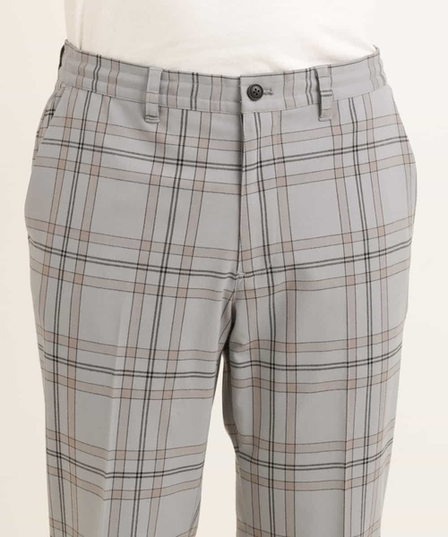 a.v.v（アーヴェヴェ）の「【S-XXL】チェック柄スマートスラックス（アンクル丈）（スラックス・メンズ・ベージュ/ホワイト/ライトグレー/グレー・46/48/50/52/44）」の21枚目の写真