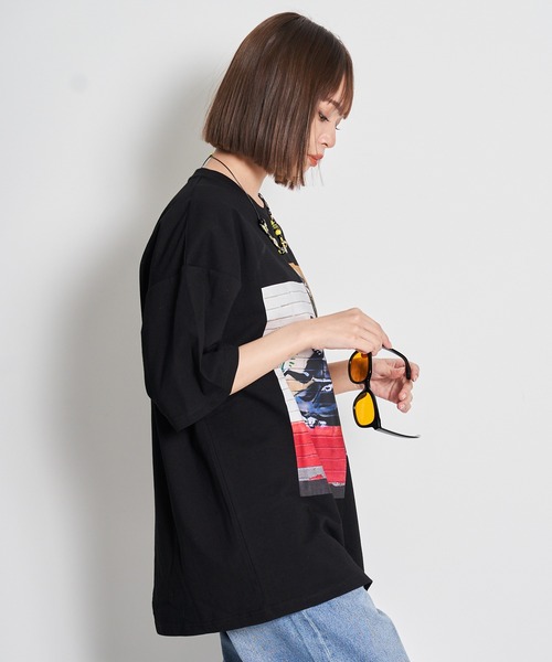 GALLIS ADDICTION（ガリスアディクション）の「GA×BRANDALISED MIX-ART TEE（Tシャツ/カットソー・メンズ・ホワイト/ブラック・M/L）」の4枚目の写真