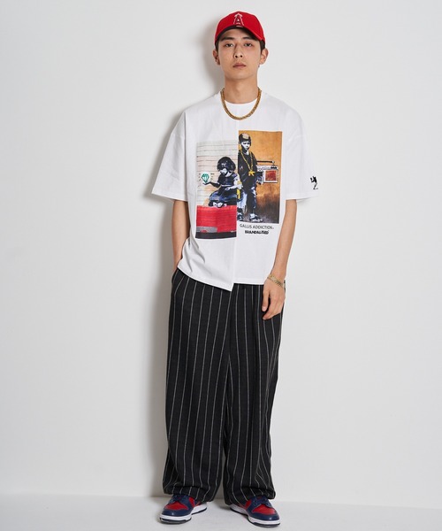 GALLIS ADDICTION（ガリスアディクション）の「GA×BRANDALISED MIX-ART TEE（Tシャツ/カットソー・メンズ・ホワイト/ブラック・M/L）」の17枚目の写真
