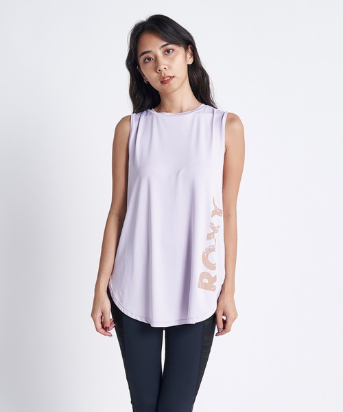 ROXY（ロキシー）の「OFTEN/ロキシータンクトップ（タンクトップ・レディース・ホワイト/ブラック/パープル・SMALL/MEDIUM/LARGE）」の3枚目の写真