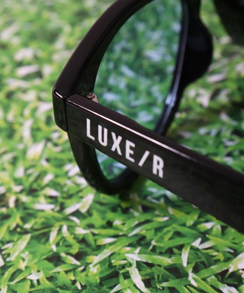 LUXE/R GOLF(ラグジュ ゴルフ)の「(RM)【LUXE/R GOLF】ウェリントン型 サングラス(サングラス・メンズ・ブラック×ブルー・ONE SIZE)」の6枚目の写真