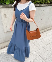 frunco（フランコ）の「ウエストリボン付きキャミワンピース（その他トップス）」