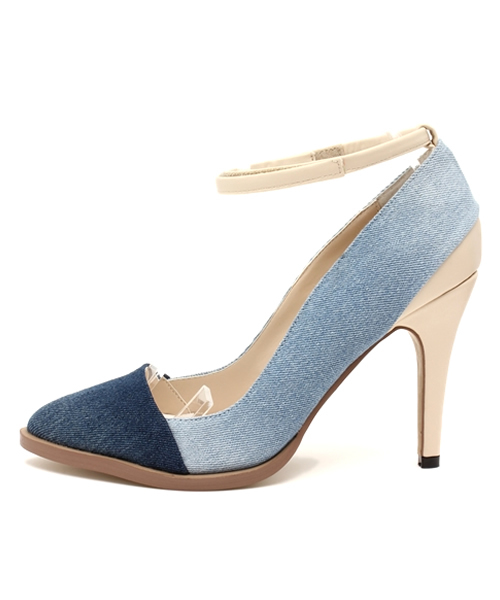 SOLPRESA（ソルプレーサ）の「【SOLPRESA】DENIM_PUMPS（パンプス・レディース・ブルー・23.5/24.5）」の2枚目の写真