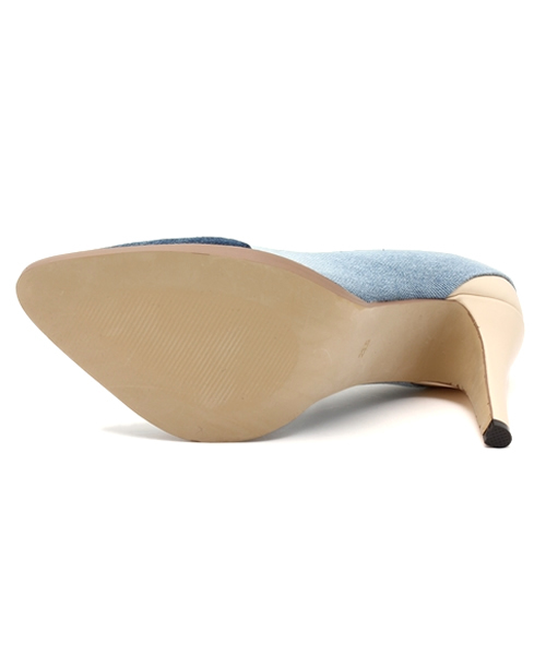 SOLPRESA（ソルプレーサ）の「【SOLPRESA】DENIM_PUMPS（パンプス・レディース・ブルー・23.5/24.5）」の3枚目の写真
