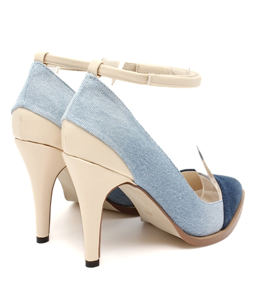SOLPRESA（ソルプレーサ）の「【SOLPRESA】DENIM_PUMPS（パンプス・レディース・ブルー・23.5/24.5）」の4枚目の写真