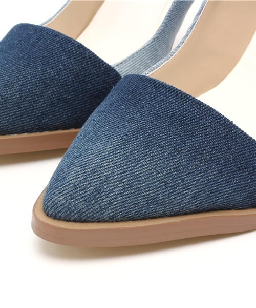 SOLPRESA（ソルプレーサ）の「【SOLPRESA】DENIM_PUMPS（パンプス・レディース・ブルー・23.5/24.5）」の5枚目の写真