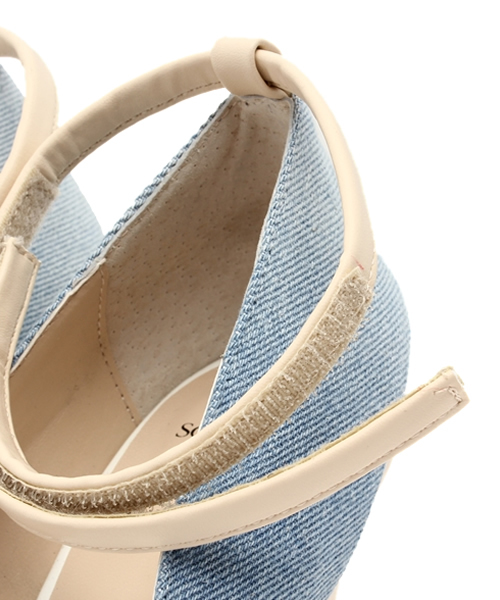 SOLPRESA（ソルプレーサ）の「【SOLPRESA】DENIM_PUMPS（パンプス・レディース・ブルー・23.5/24.5）」の6枚目の写真