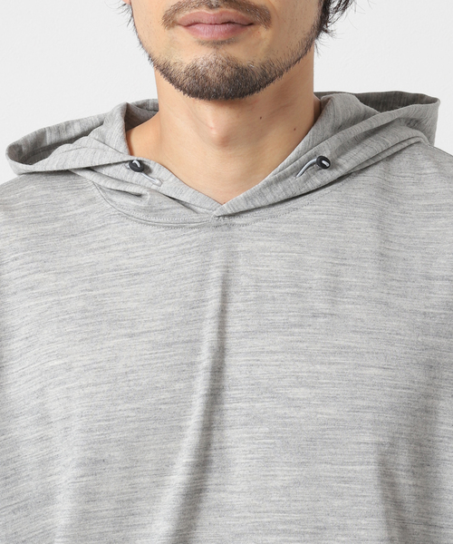 JOURNAL STANDARD(ジャーナルスタンダード)の「YOO-HOO store MERINO JERSEY HOODIE Tシャツ(パーカー・メンズ・チャコールグレー/ネイビー/ブラック系その他・SMALL/MEDIUM/LARGE/X-LARGE)」の8枚目の写真