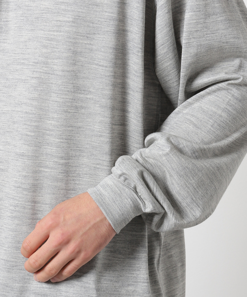 JOURNAL STANDARD(ジャーナルスタンダード)の「YOO-HOO store MERINO JERSEY HOODIE Tシャツ(パーカー・メンズ・チャコールグレー/ネイビー/ブラック系その他・SMALL/MEDIUM/LARGE/X-LARGE)」の11枚目の写真