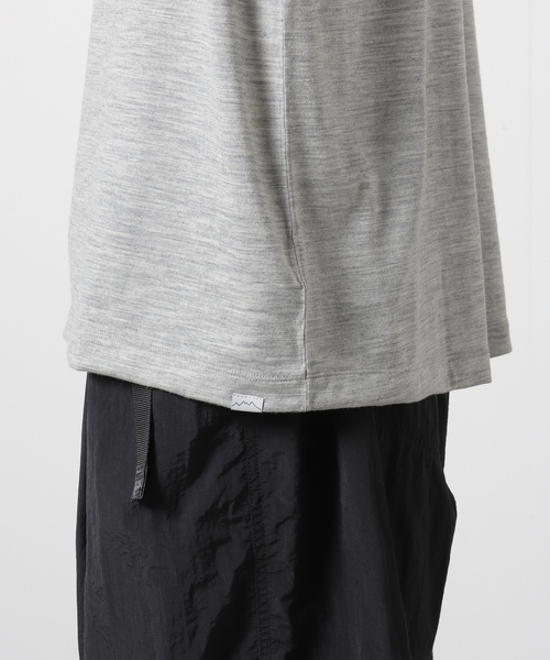 JOURNAL STANDARD(ジャーナルスタンダード)の「YOO-HOO store MERINO JERSEY HOODIE Tシャツ(パーカー・メンズ・チャコールグレー/ネイビー/ブラック系その他・SMALL/MEDIUM/LARGE/X-LARGE)」の13枚目の写真