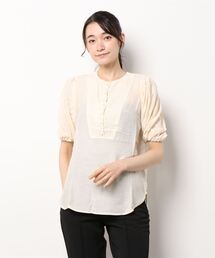 楊柳ボリュームスリーブブラウス