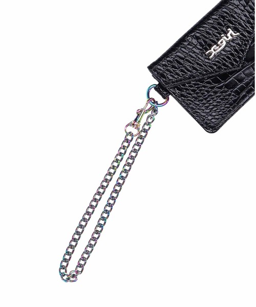 X-girl（エックスガール）の「CARD CASE/カードケース/パスケース/定期入れ（カードケース・レディース・ホワイト/ブラック/ベージュ・ONE SIZE）」の7枚目の写真