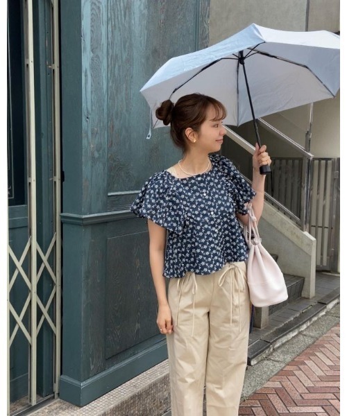 flower(フラワー)の「マリンレースアップパンツ(スラックス・レディース・アイボリー/ネイビー・FREE)」の22枚目の写真