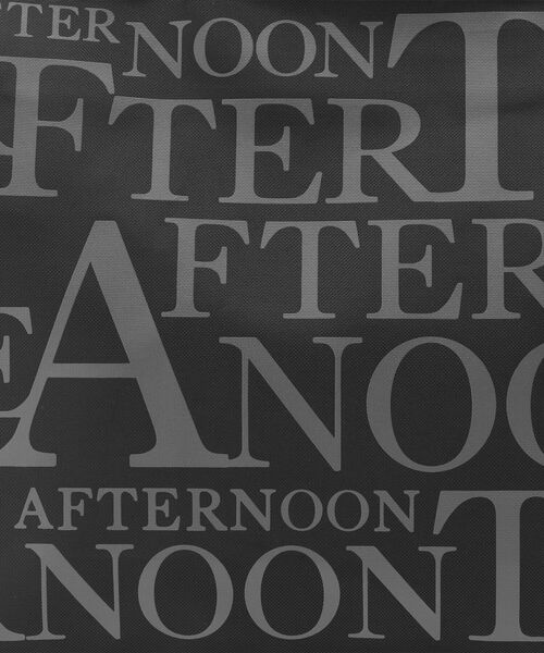 Afternoon Tea(アフタヌーンティー)の「スリットポケット付きロゴバッグS(エコバッグ/サブバッグ・レディース・ブラック・ONE SIZE)」の3枚目の写真