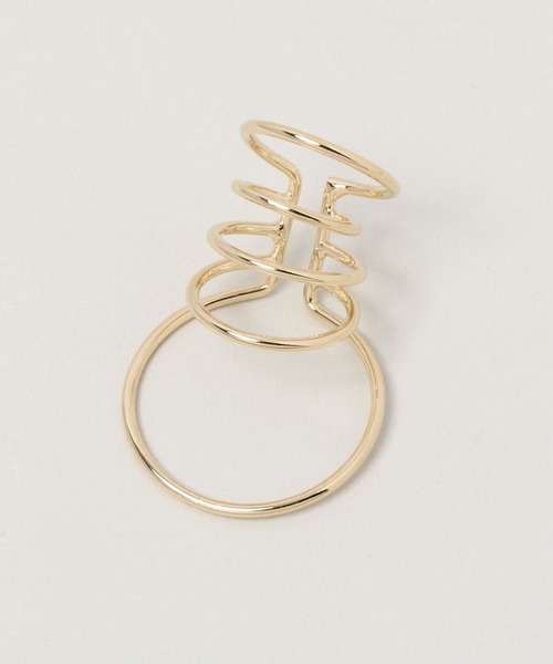 RAGEBLUE（レイジブルー）の「5連イヤカフ（イヤーカフ・レディース・ベージュ/グレー系その他・FREE）」の9枚目の写真