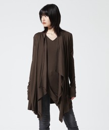 ADDICT NOIR | ADDICT NOIR/アディクト ノアー/Drape Cardi(カーディガン/ボレロ)