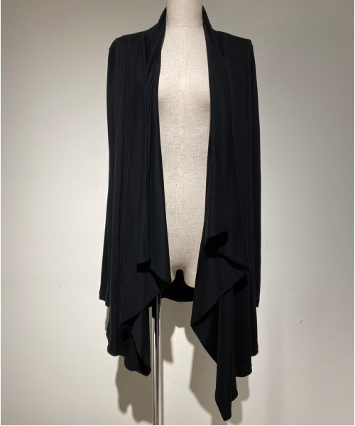 ADDICT NOIR（アディクトノアー）の「ADDICT NOIR/アディクト ノアー/Drape Cardi（カーディガン/ボレロ・レディース・ブラウン/ブラック・FREE）」の7枚目の写真