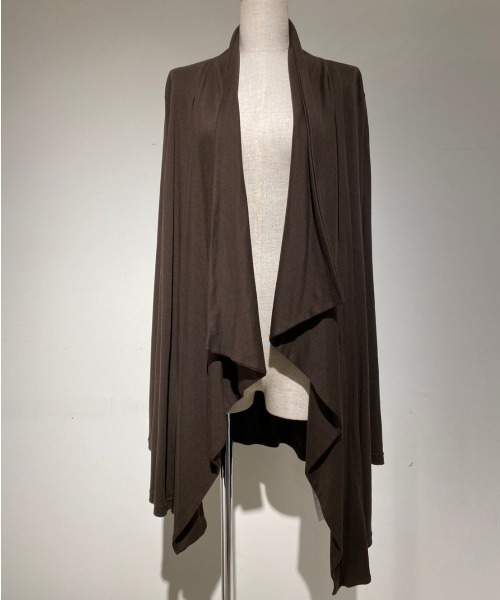 ADDICT NOIR（アディクトノアー）の「ADDICT NOIR/アディクト ノアー/Drape Cardi（カーディガン/ボレロ・レディース・ブラウン/ブラック・FREE）」の15枚目の写真