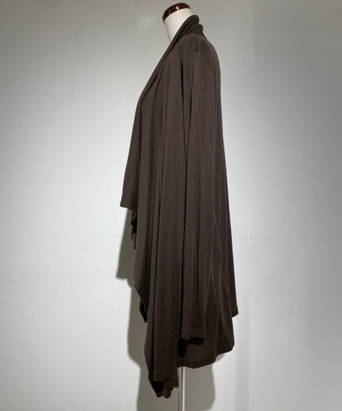 ADDICT NOIR（アディクトノアー）の「ADDICT NOIR/アディクト ノアー/Drape Cardi（カーディガン/ボレロ・レディース・ブラウン/ブラック・FREE）」の17枚目の写真