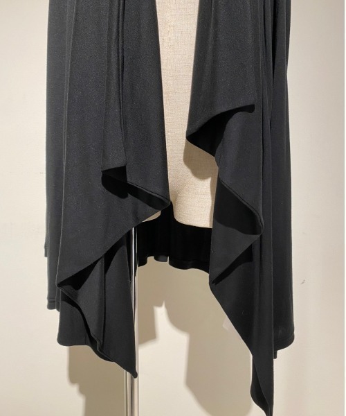 ADDICT NOIR（アディクトノアー）の「ADDICT NOIR/アディクト ノアー/Drape Cardi（カーディガン/ボレロ・レディース・ブラウン/ブラック・FREE）」の8枚目の写真